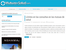 Tablet Screenshot of mutuasdesalud.com